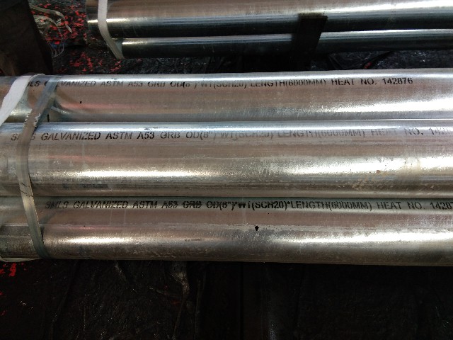 ASTM A53 galvanized pipe