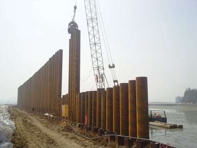 Steel pipe piles