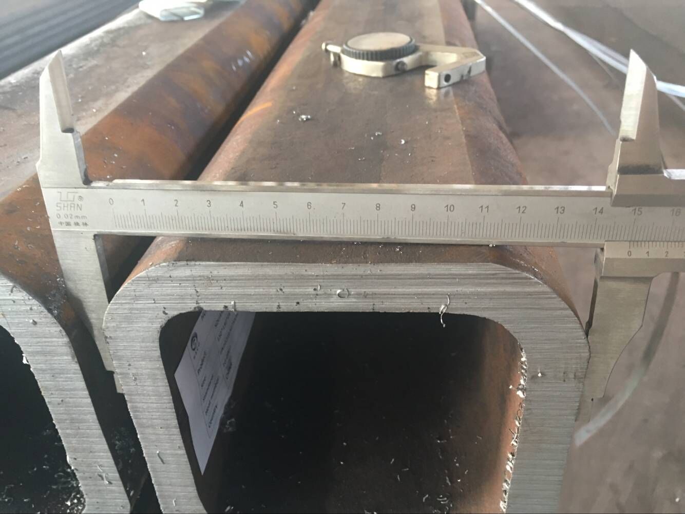 thick-walled square tube